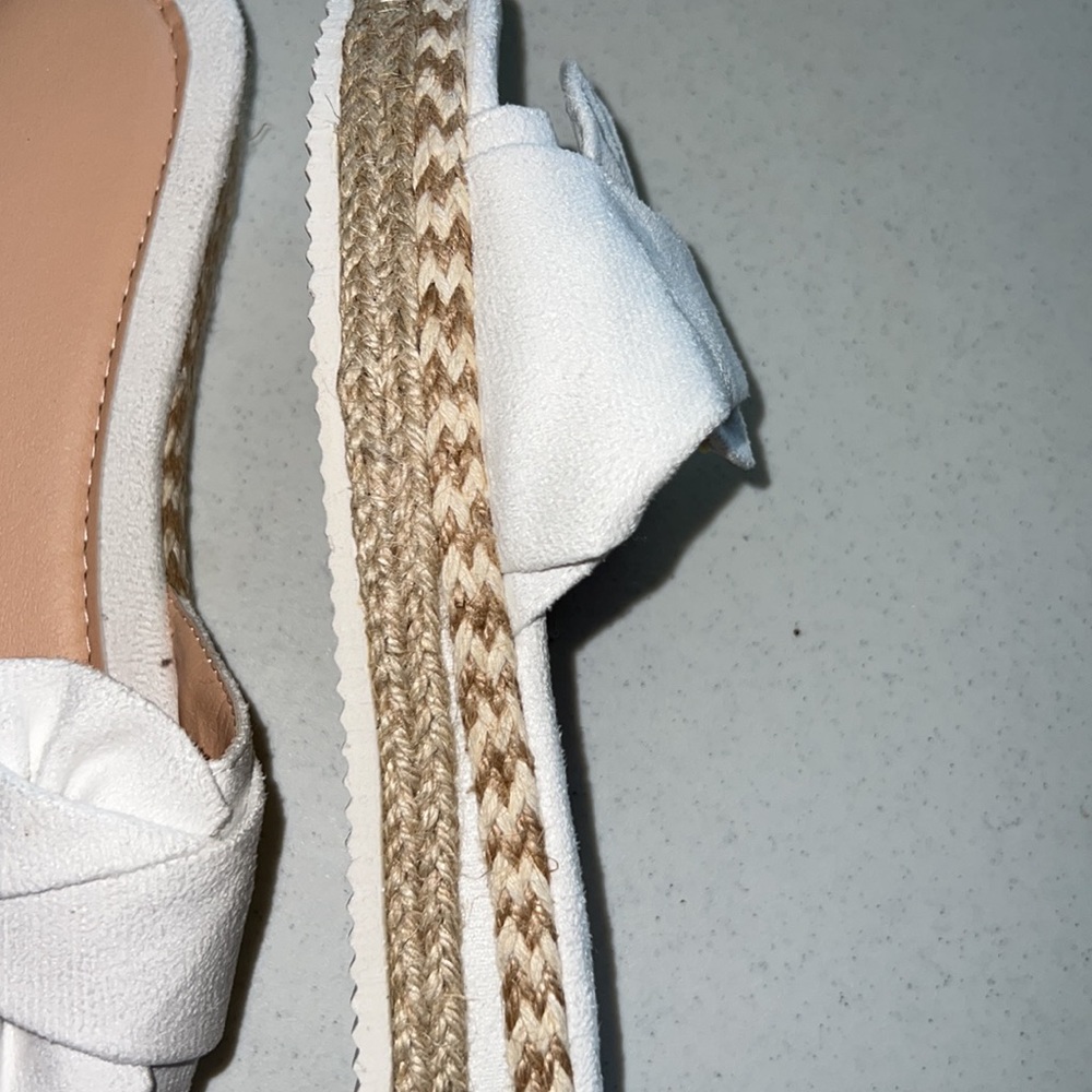 NWOT Cute Espadrilles Slides size 9 - Picture 6 of 6